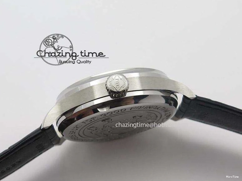 MIROTIME 0710 Portuguese Real PR IW500112 ZF 1:1 Laureus Edition On Black Leather Strap A Flexible 7369